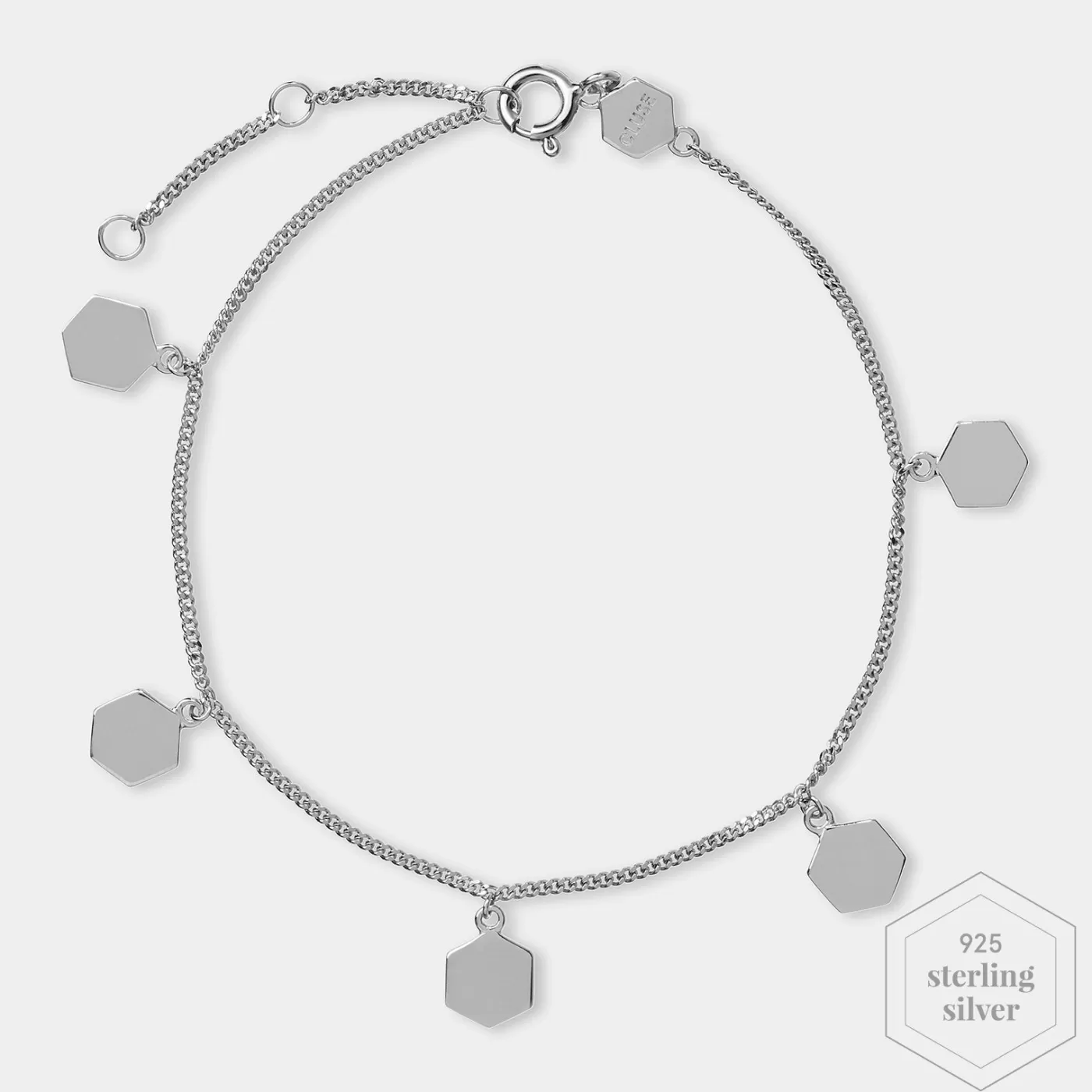 Essentielle Bracelet Hexagon Charms Silver>CLUSE Online