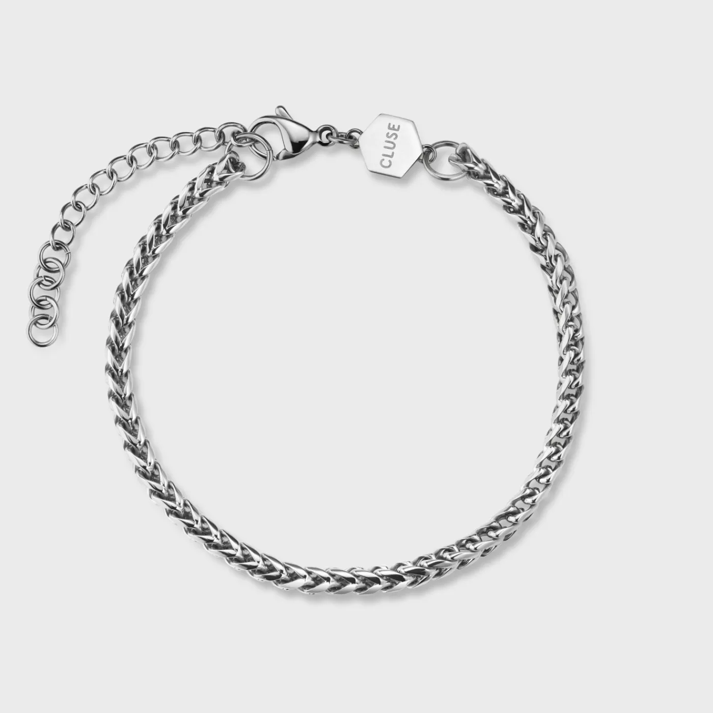 Essentielle Cuban Chain Bracelet, Silver Colour>CLUSE Hot