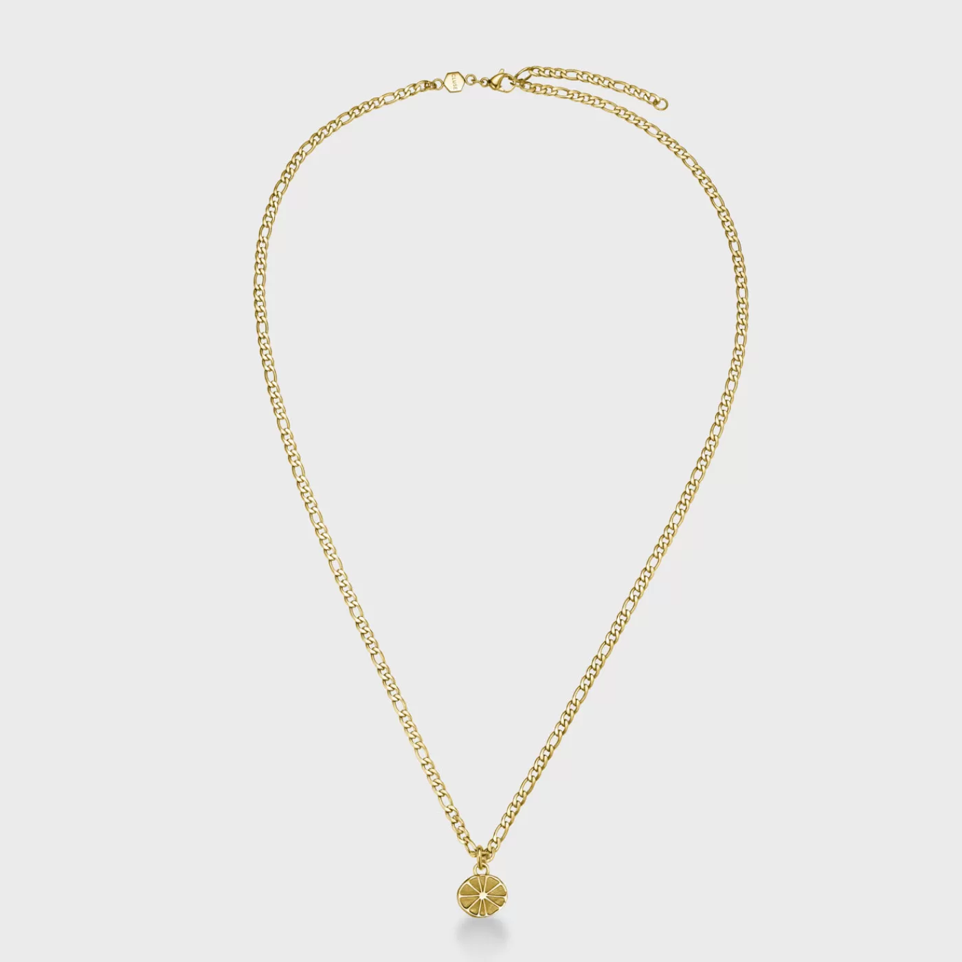 Essentielle Figaro Chain Citrus Charm Necklace, Gold Colour>CLUSE Flash Sale