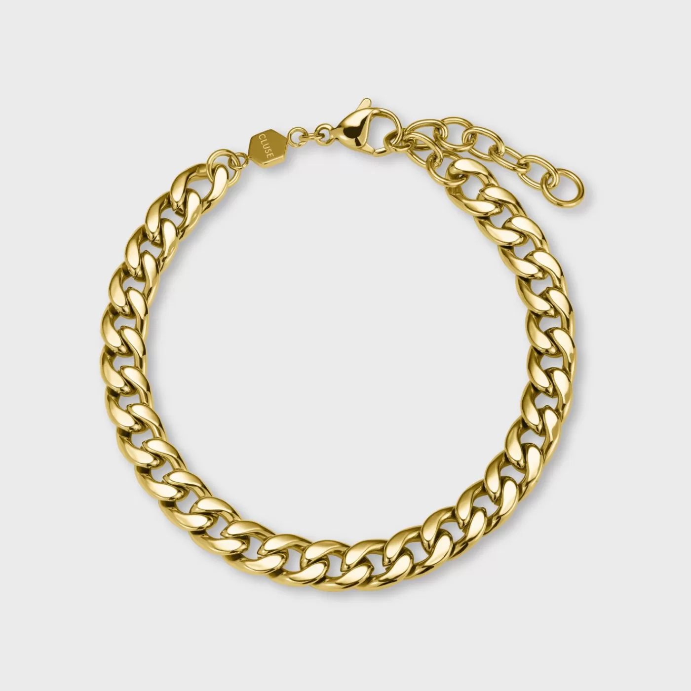 Essentielle Flat Curb Chain Bracelet Gold Colour>CLUSE Sale