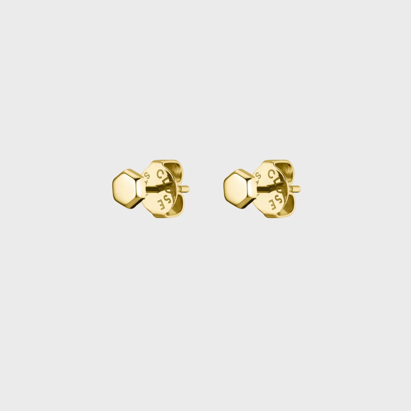 Essentielle Hexagon Stud Earring, Gold Colour>CLUSE Online