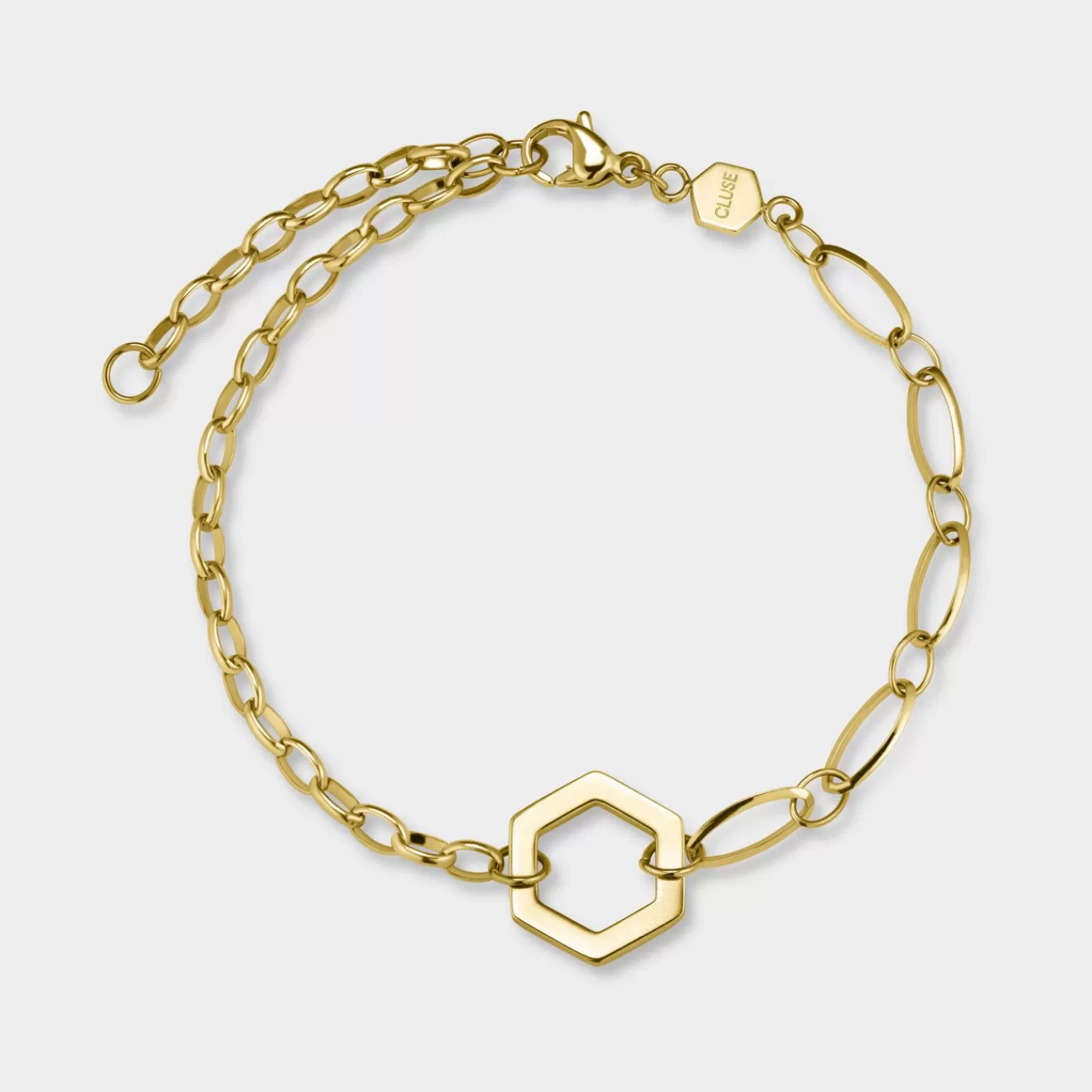 Essentielle Open Mix Chain Bracelet Gold Colour>CLUSE Store