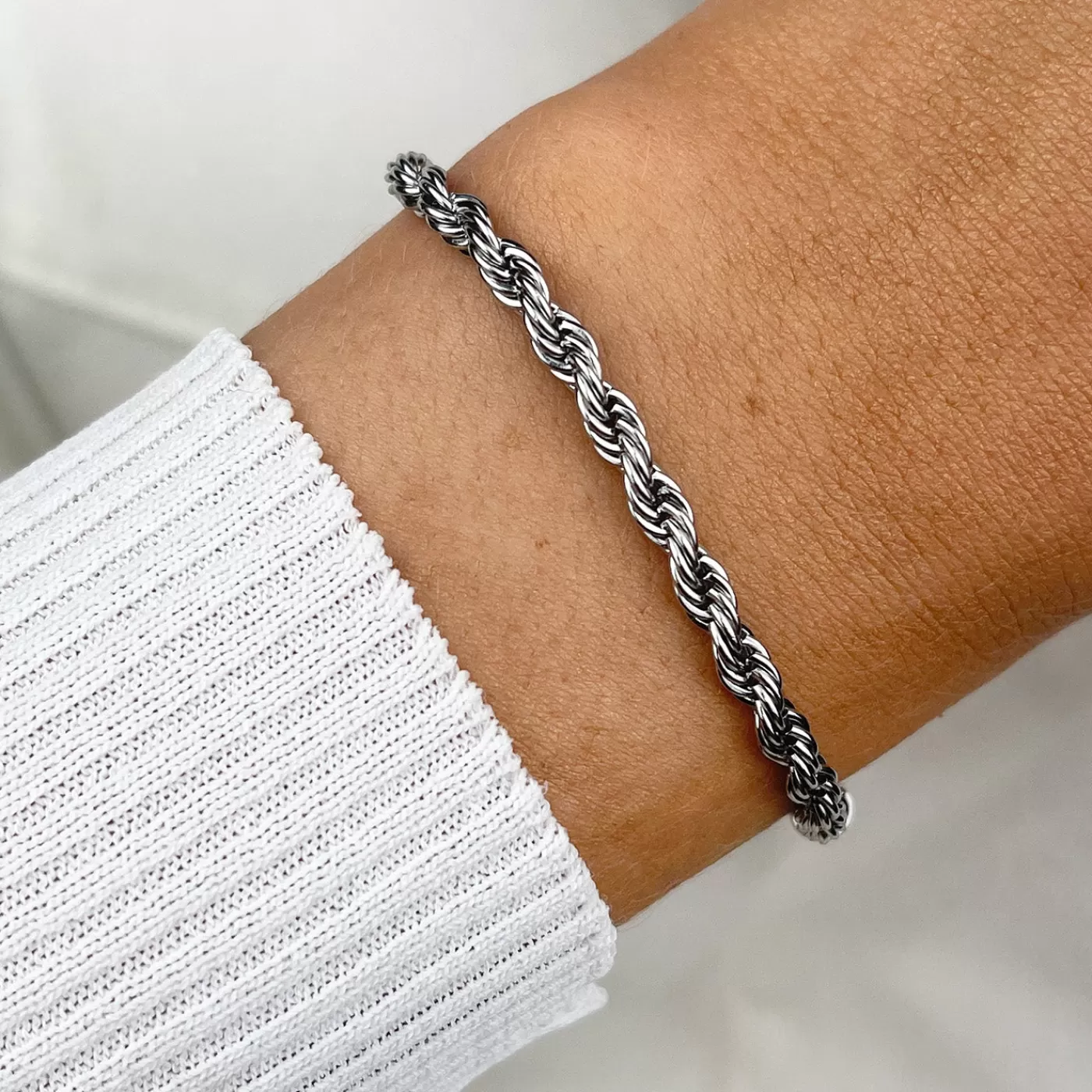 Essentielle Rope Bracelet Silver Colour>CLUSE Cheap