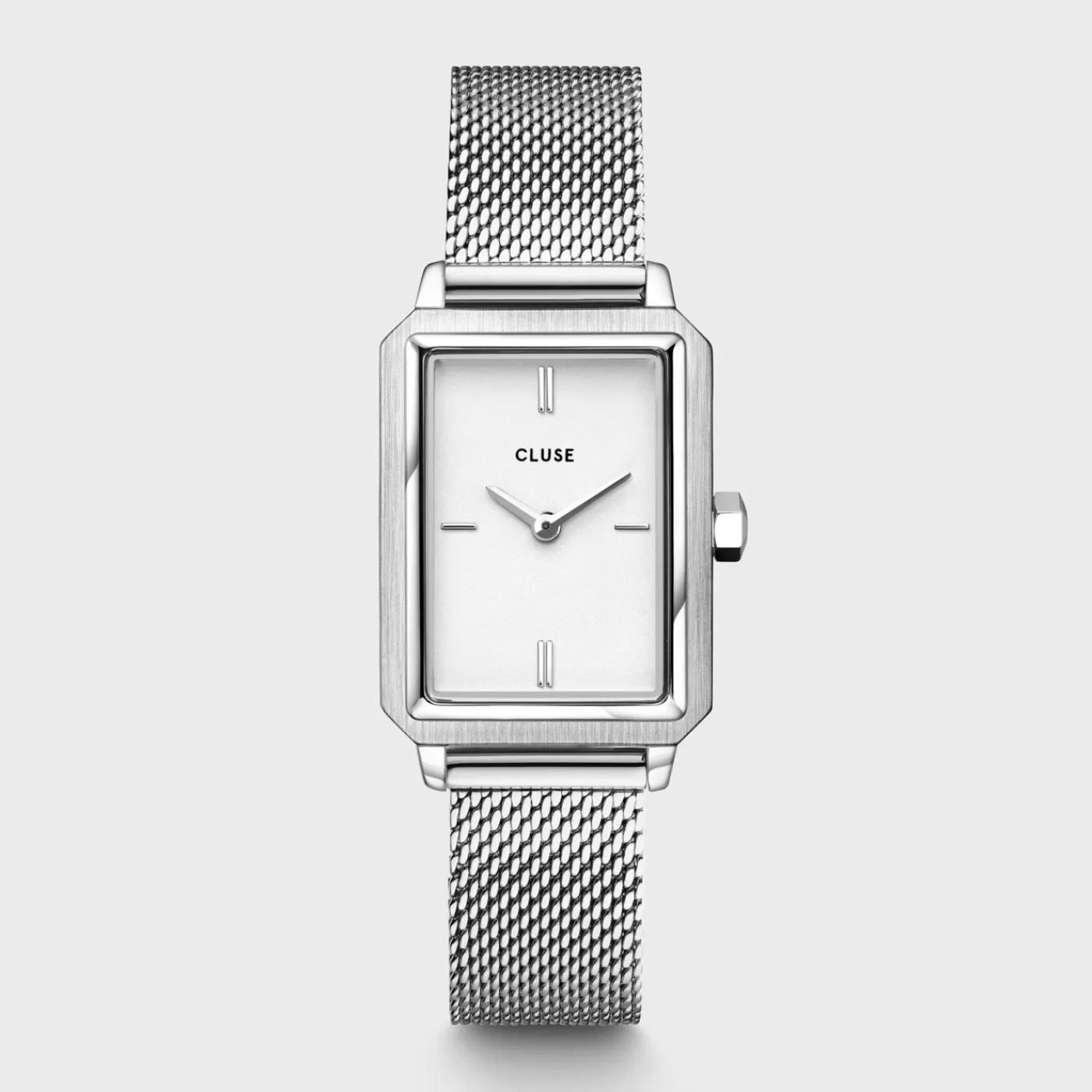 Fluette Watch Mesh White, Silver Colour>CLUSE Sale