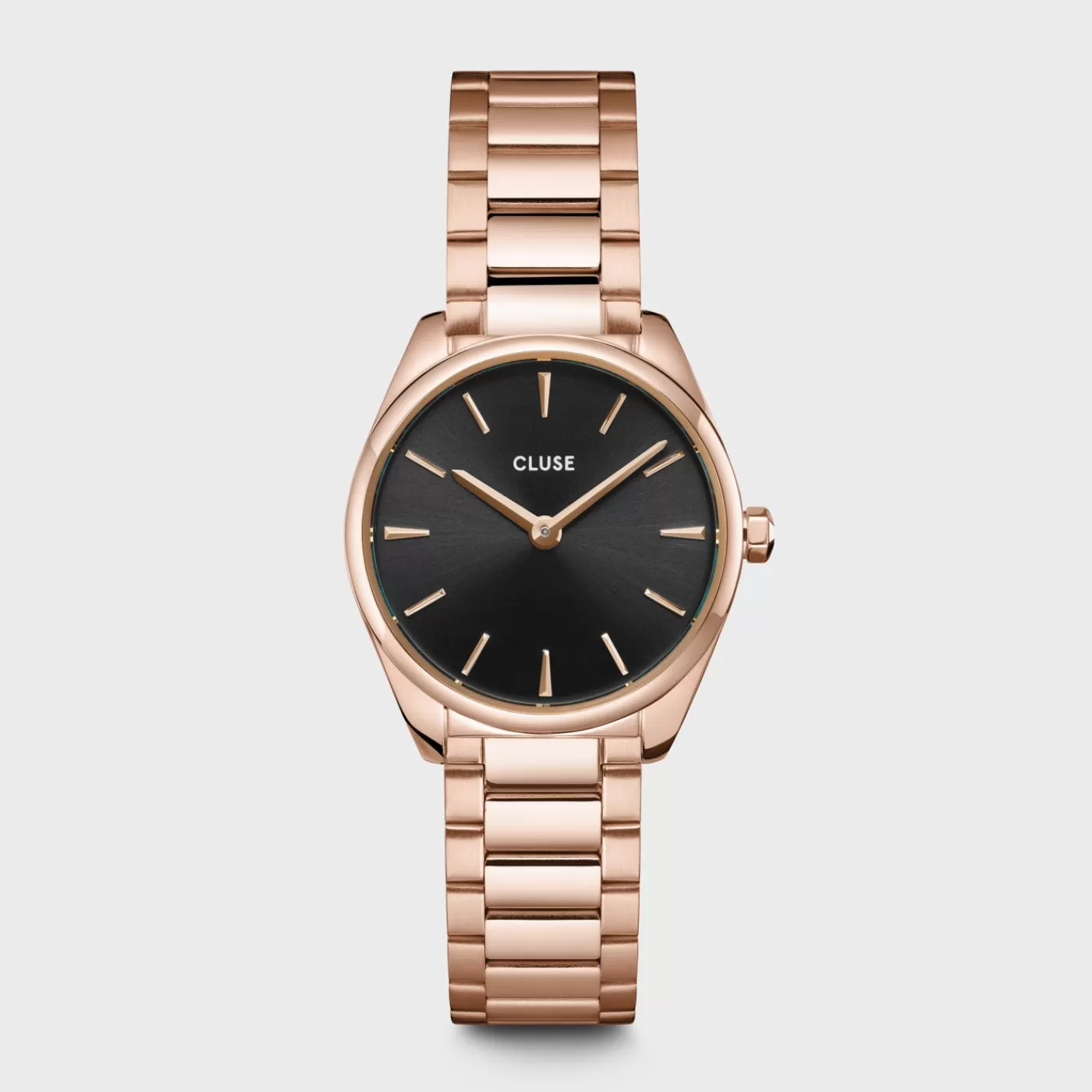 Féroce Mini Steel, Black, Rose Gold Colour>CLUSE New