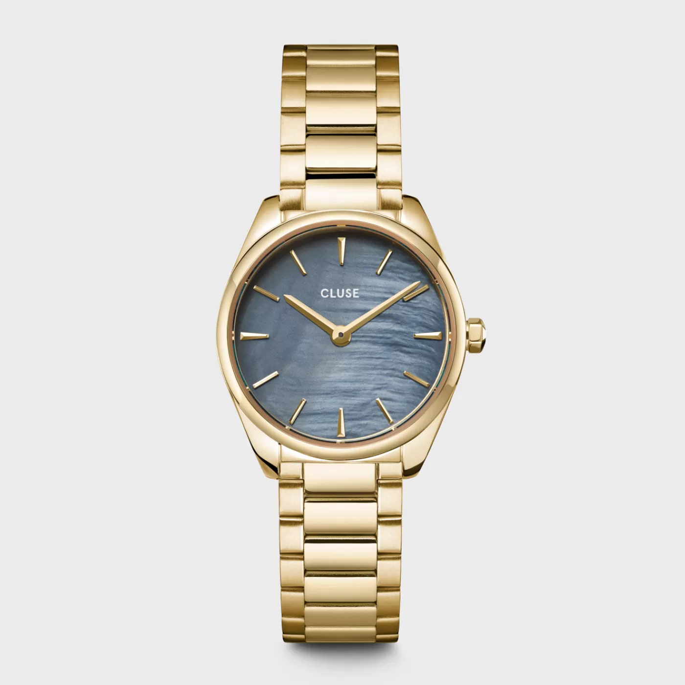 Féroce Mini Watch Steel, Blue Pearl, Gold Colour>CLUSE Cheap