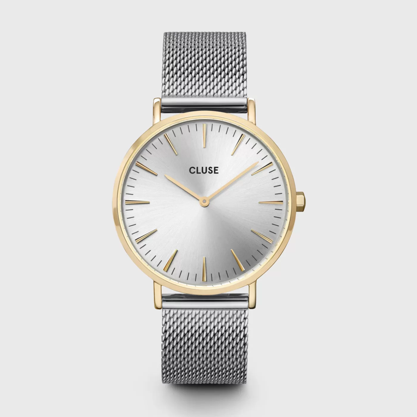 Gift Box Boho Chic Watch Mesh Bicolour and Mixed Chain Pearl Bracelet Gold Colour>CLUSE Hot