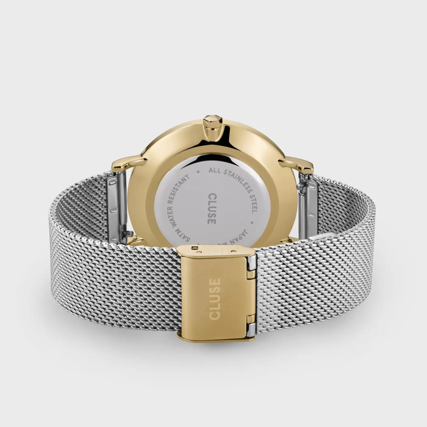 Gift Box Boho Chic Watch Mesh Bicolour and Mixed Chain Pearl Bracelet Gold Colour>CLUSE Hot