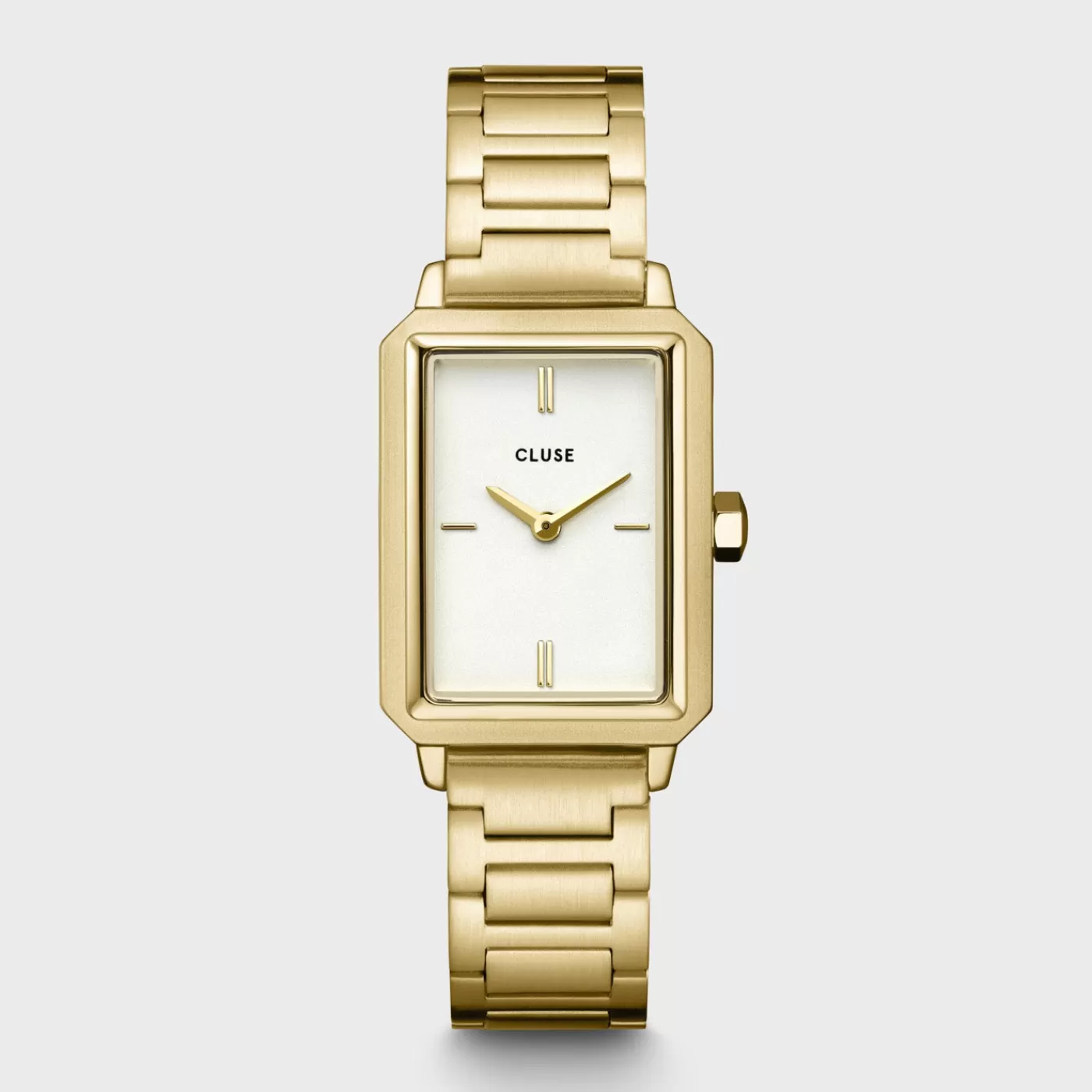 Gift Box Fluette Steel Watch and Black Leather Lizard Strap, Gold Colour>CLUSE Cheap