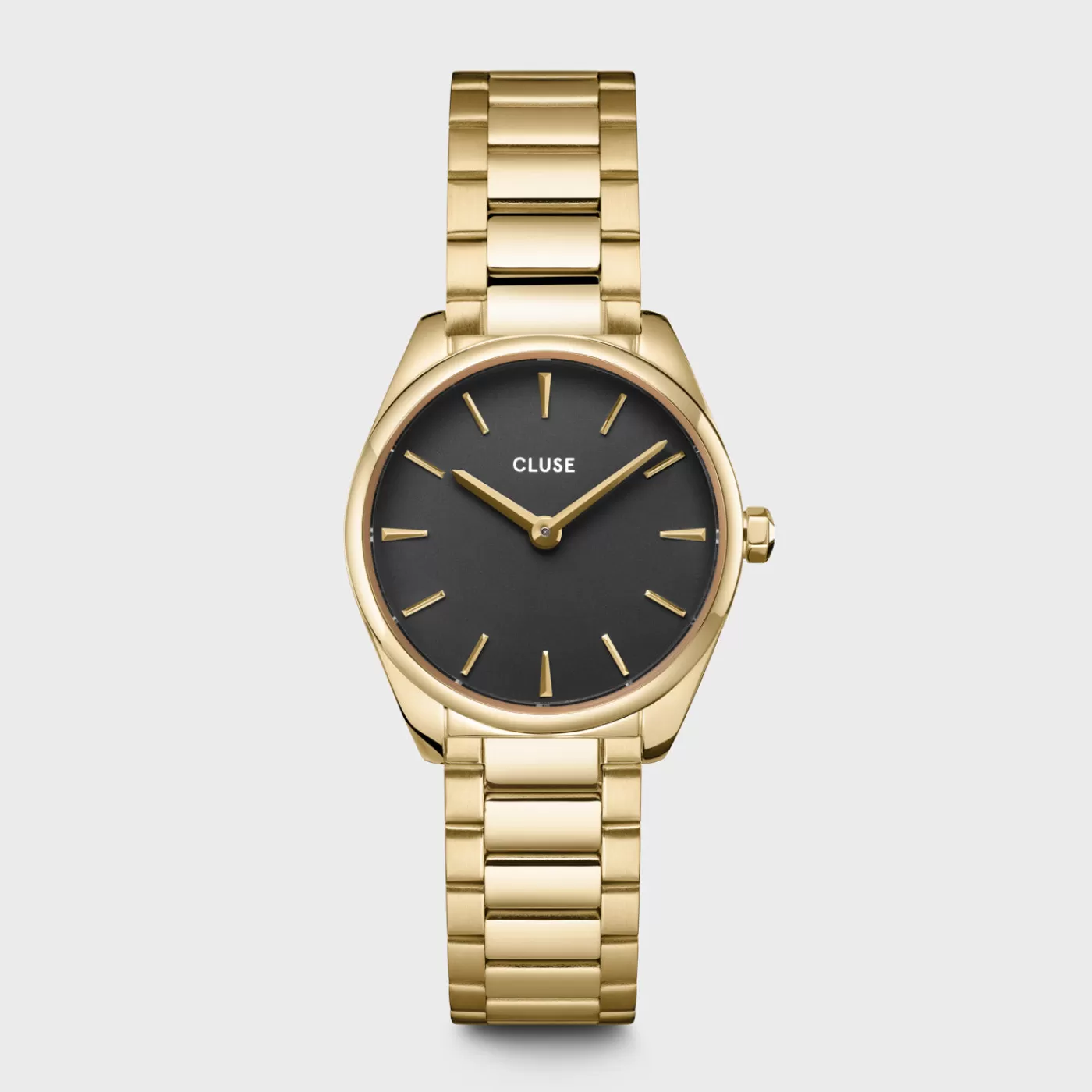 Gift Box Féroce Mini Watch Black & Chain Bracelet, Gold Colour>CLUSE Sale