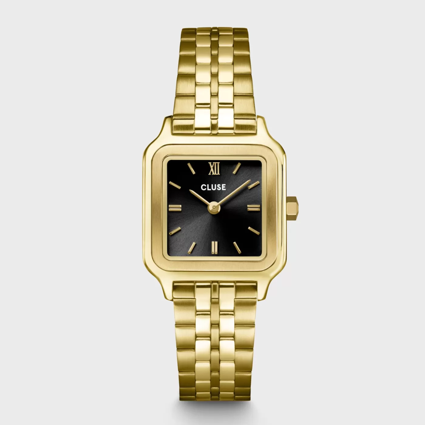 Gift Box Gracieuse Petite Watch Steel, Black & Twisted Snake Bracelet, Gold Colour>CLUSE Shop