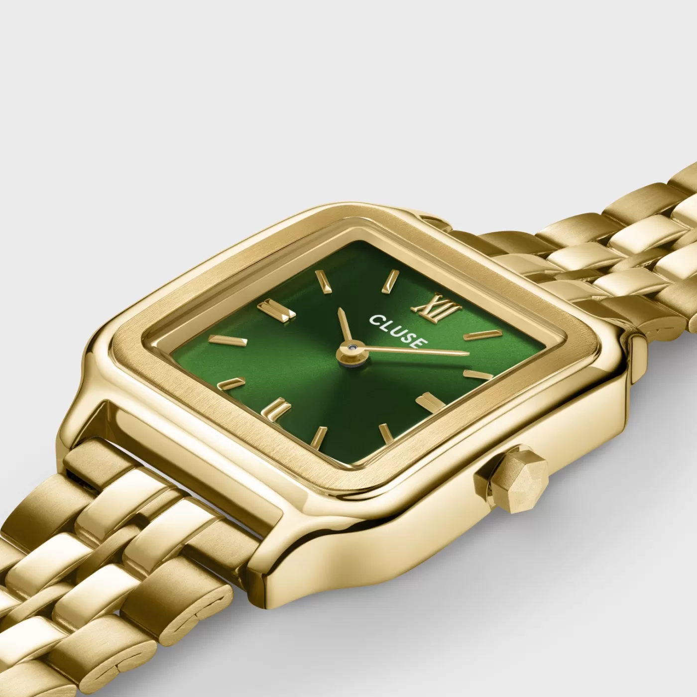 Gift Box Gracieuse Watch Steel Forest Green & Malachite Bracelet, Gold Colour>CLUSE Best Sale