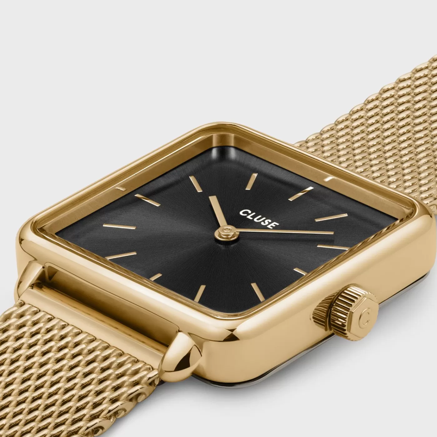 Gift Box La Tétragone Mesh Watch & Beads Bracelet, Gold Colour>CLUSE Flash Sale