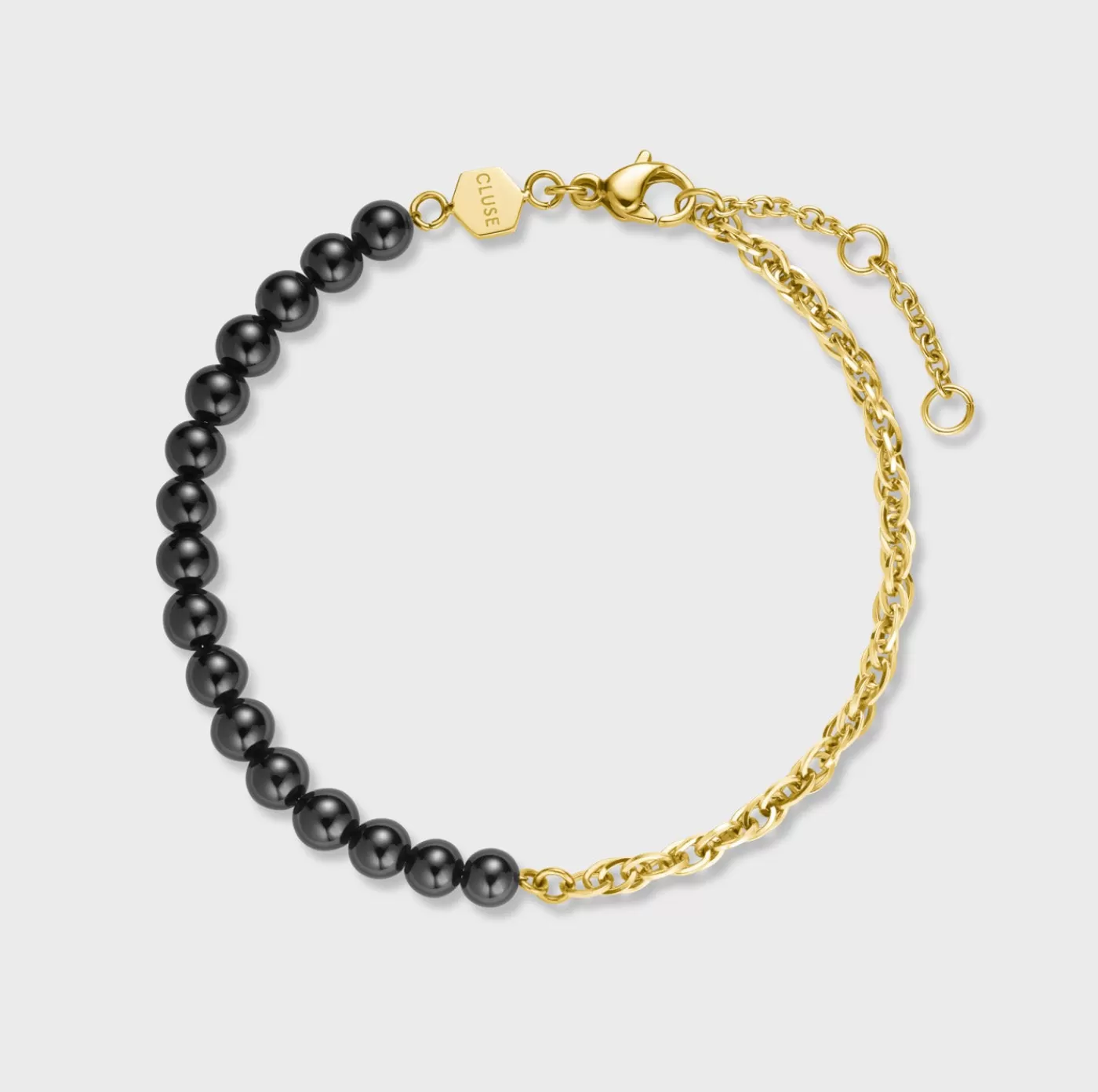 Gift Box La Tétragone Mesh Watch & Beads Bracelet, Gold Colour>CLUSE Flash Sale