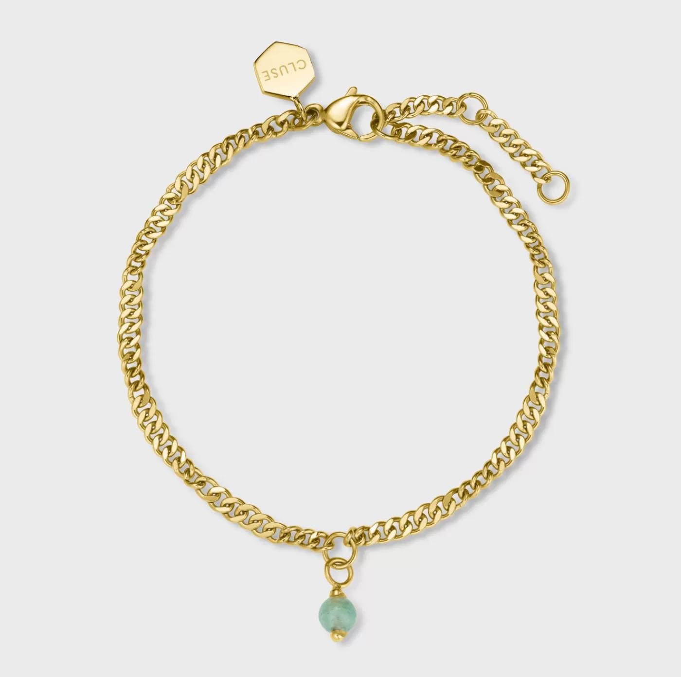 Gift Box La Tétragone Mesh Watch & Chain Bracelet, Gold Colour>CLUSE Clearance