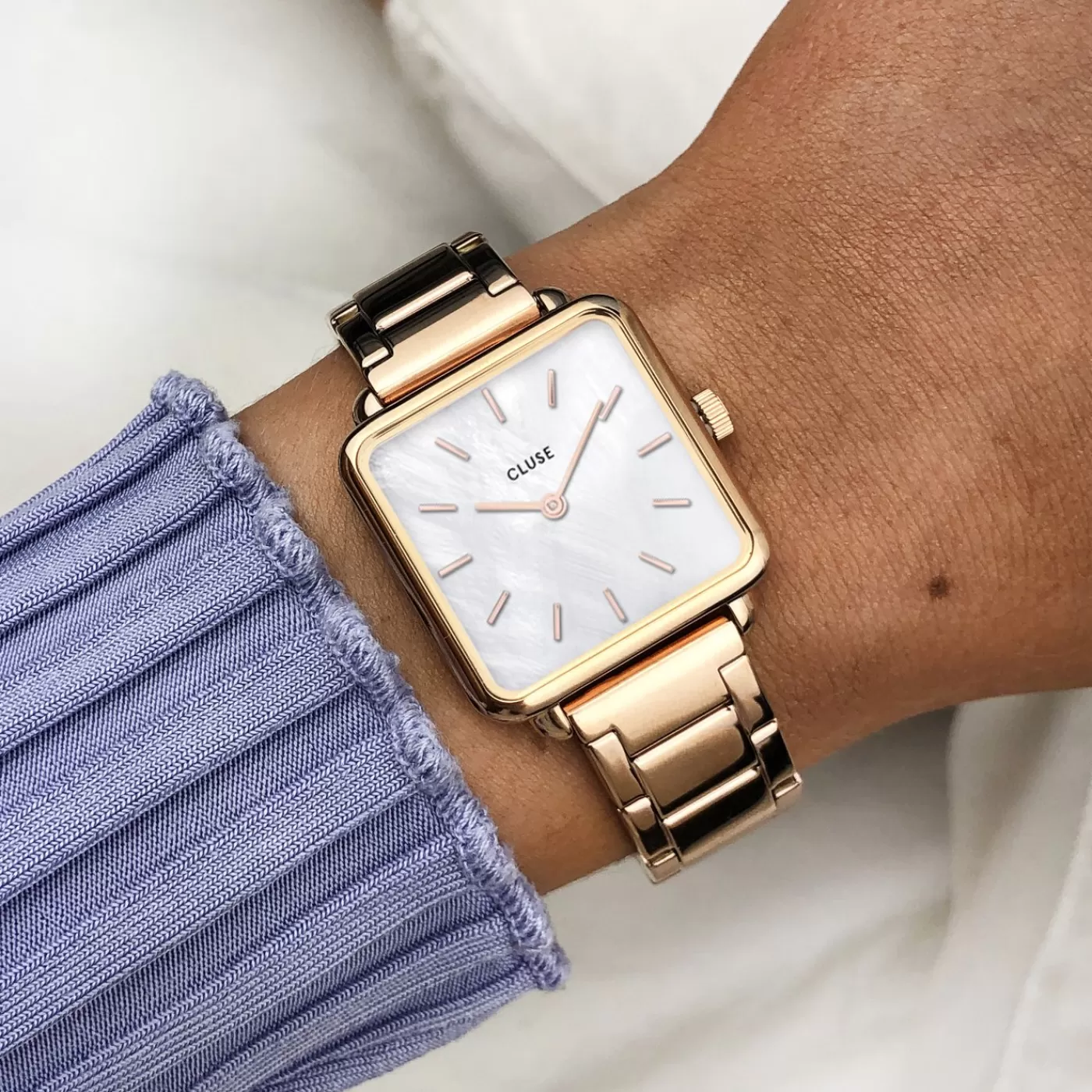 Gift Box La Tétragone Watch and Bracelet Rose Gold Colour>CLUSE Clearance