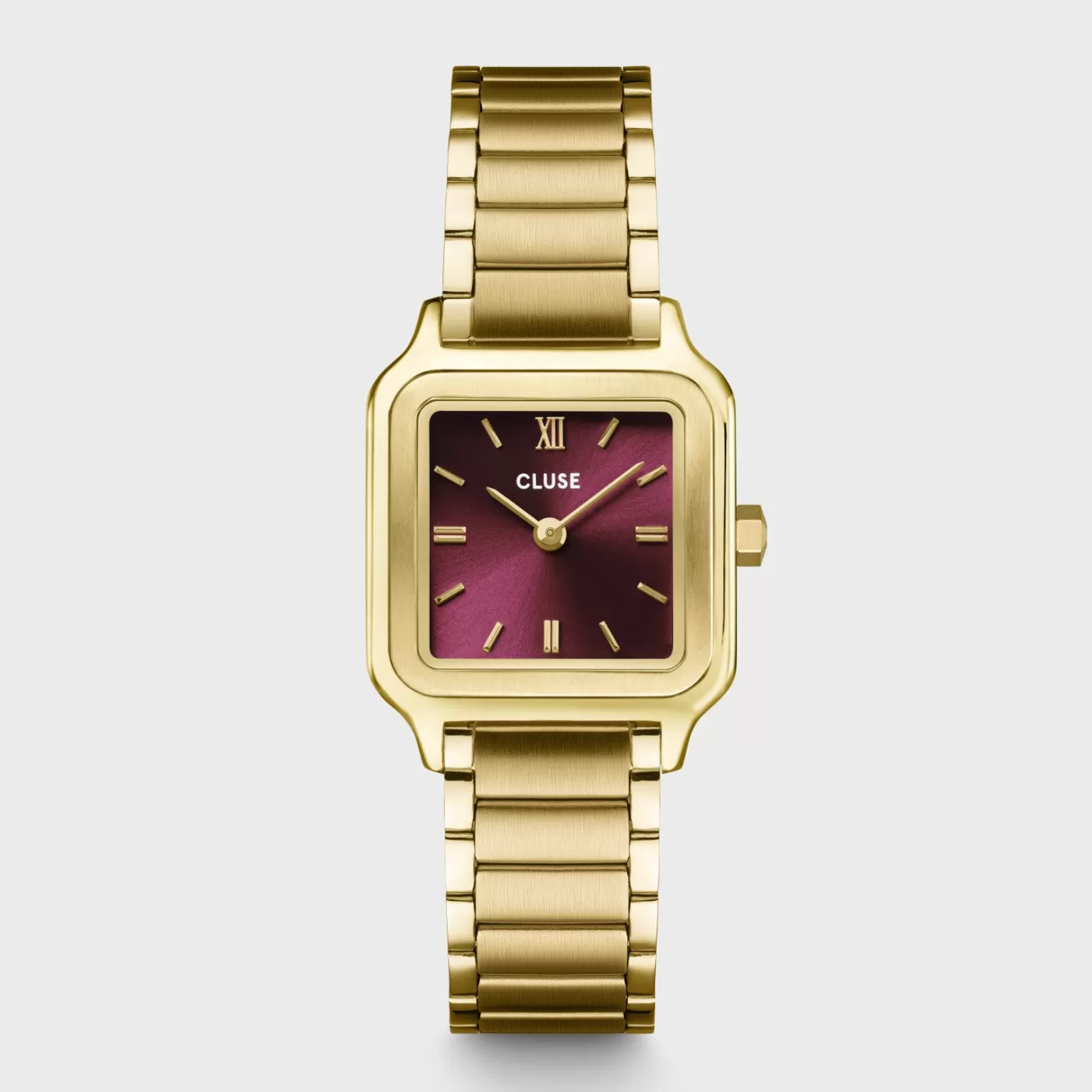 Gracieuse Petite Watch Steel, Dark Cherry, Gold Colour>CLUSE Clearance