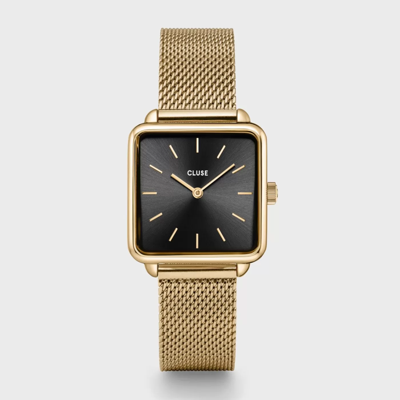 La Tétragone Mesh Black, Gold Colour>CLUSE Online