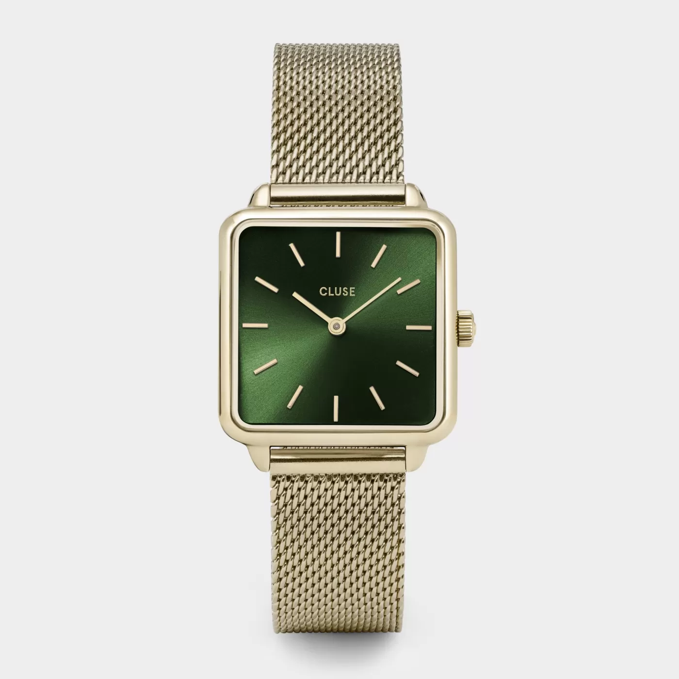 La Tétragone Mesh Green, Gold Colour>CLUSE Online