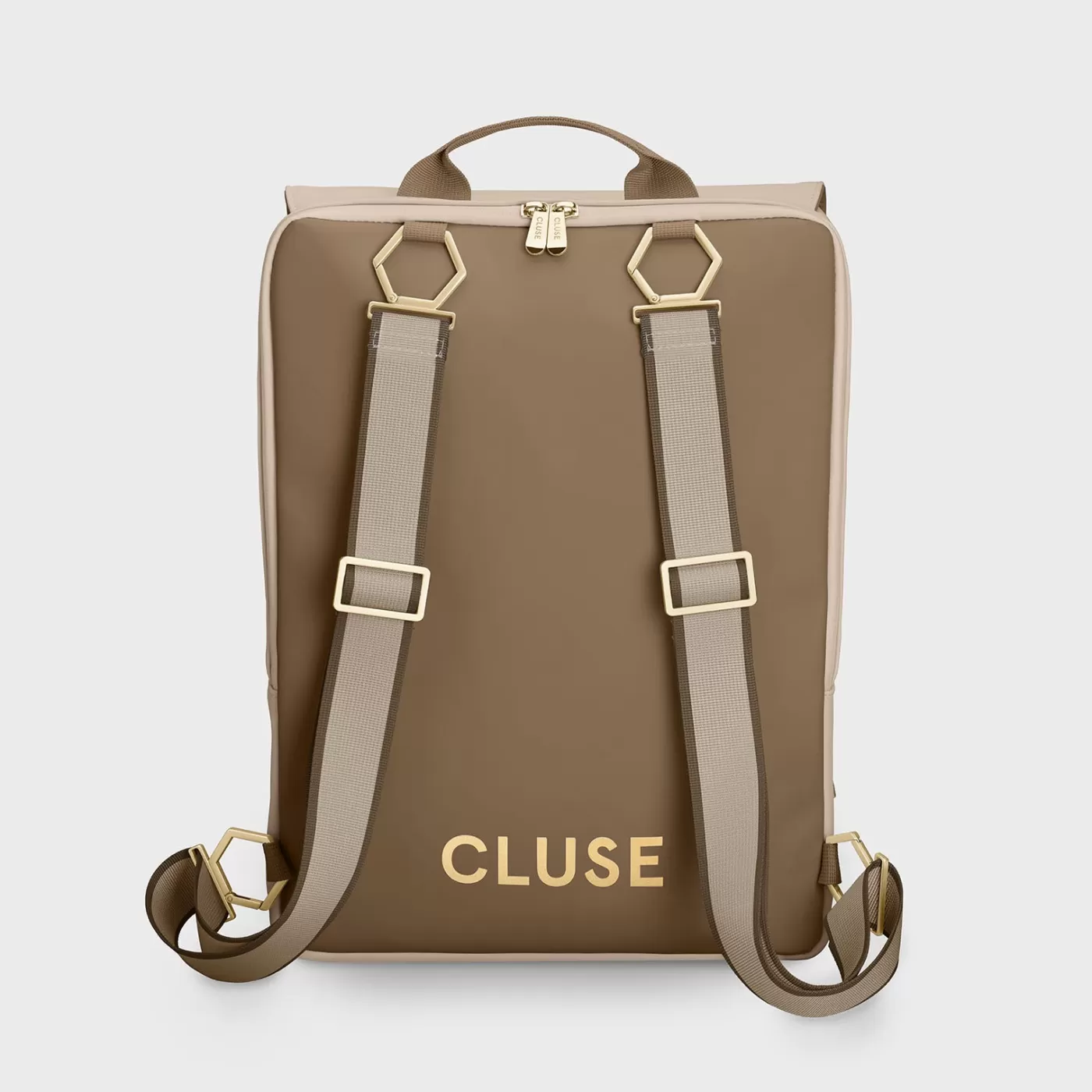 Le Réversible Straps, Striped Beige Brown, Gold Colour>CLUSE Hot