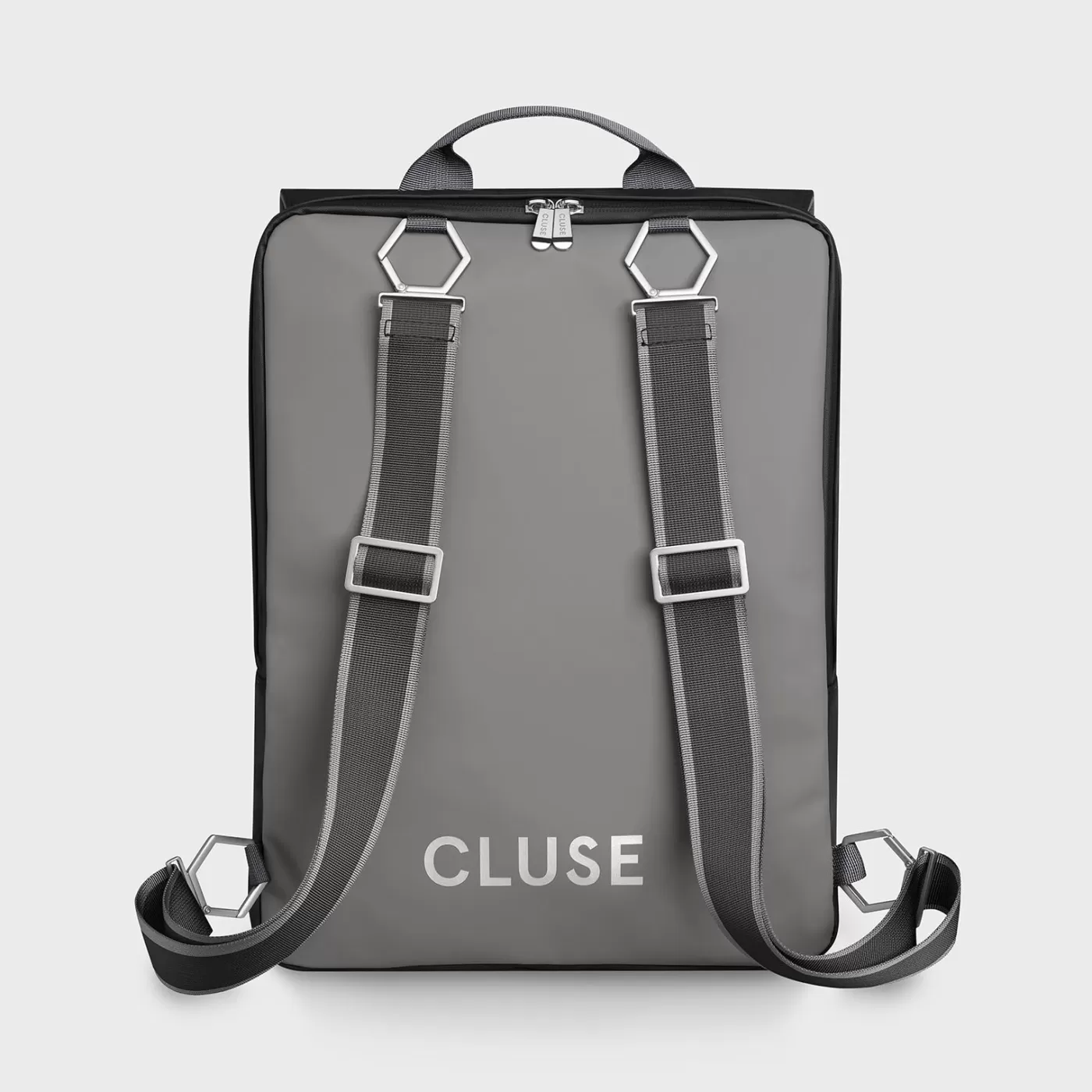 Le Réversible Straps, Striped Black Grey, Silver Colour>CLUSE Store