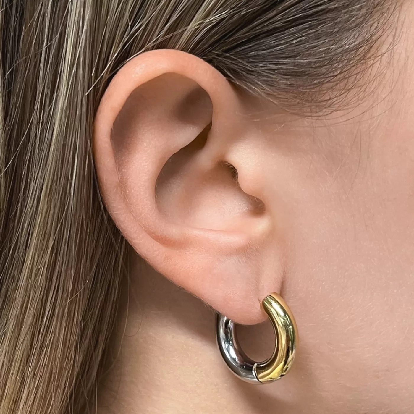 Élevé Hoop Earrings, Bicolor>CLUSE Cheap