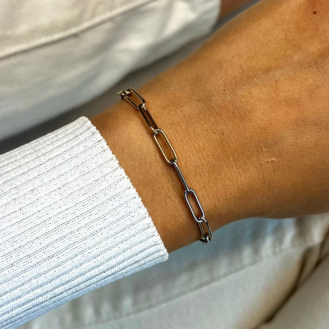 Élevé Paper Clip Bracelet, Bicolour>CLUSE Best