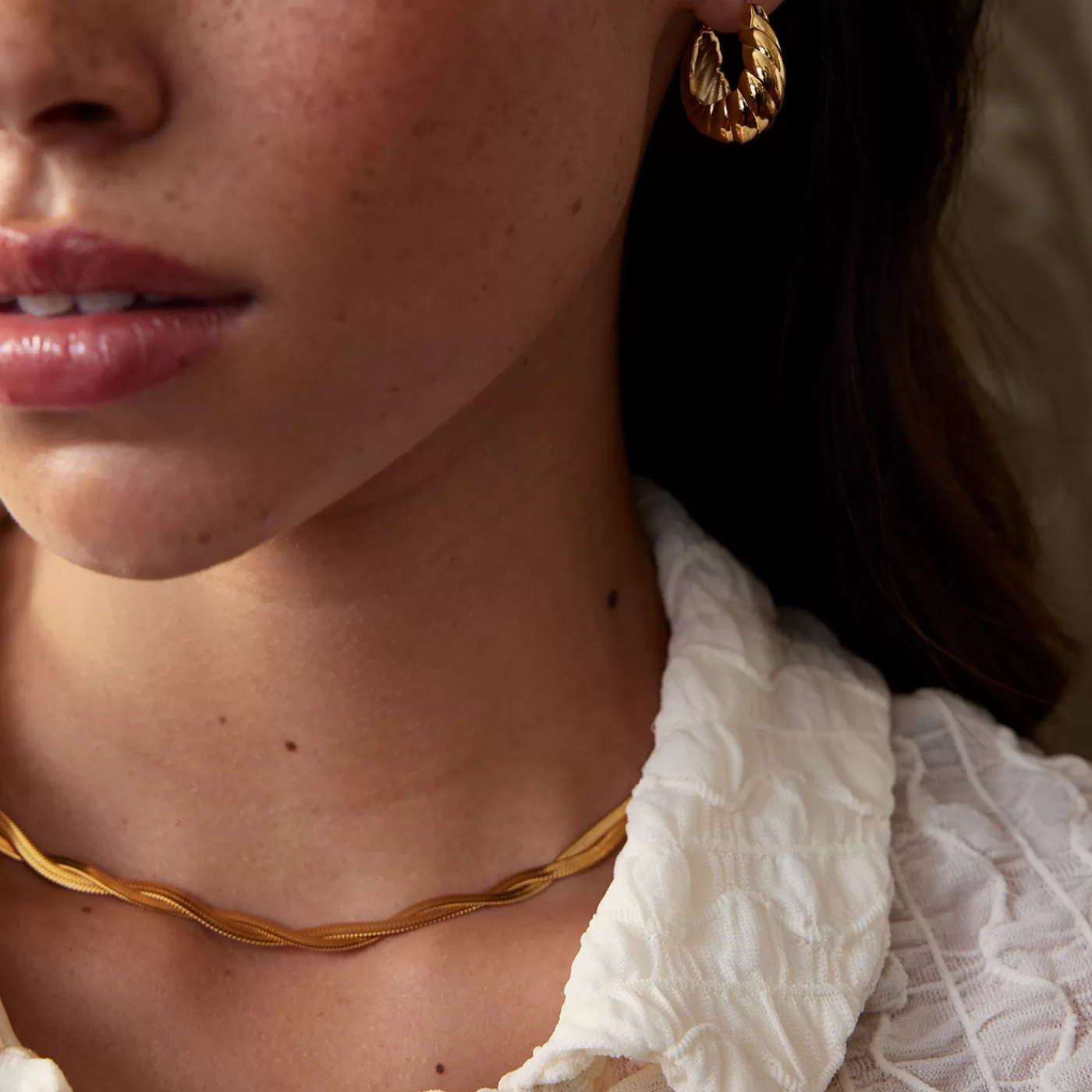 Élevé Twisted Snake Necklace, Gold Colour>CLUSE Outlet