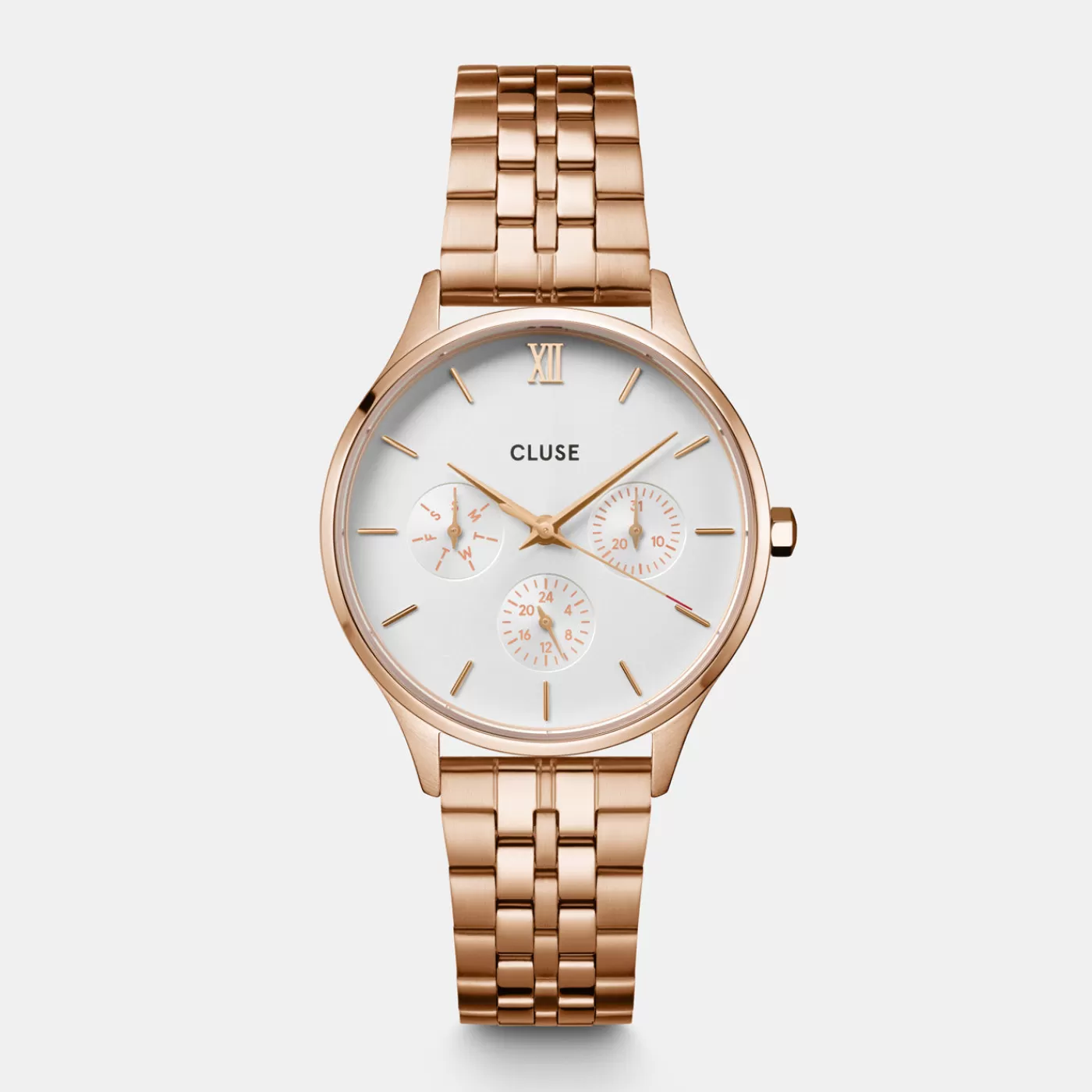 Minuit Multifunction Watch Steel, Rose Gold Colour>CLUSE Outlet