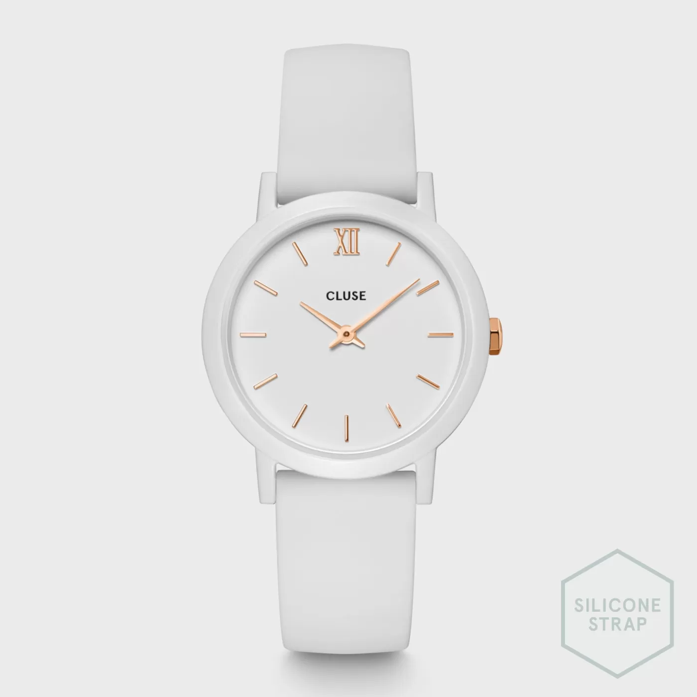 Minuit Nylon White, Rose Gold Colour>CLUSE Best