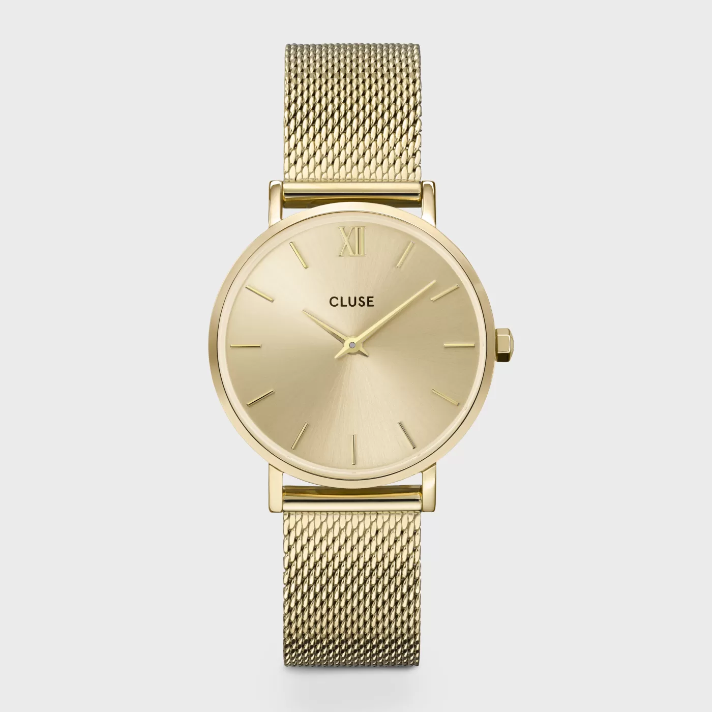 Minuit Watch Mesh, Full Gold Colour>CLUSE Flash Sale