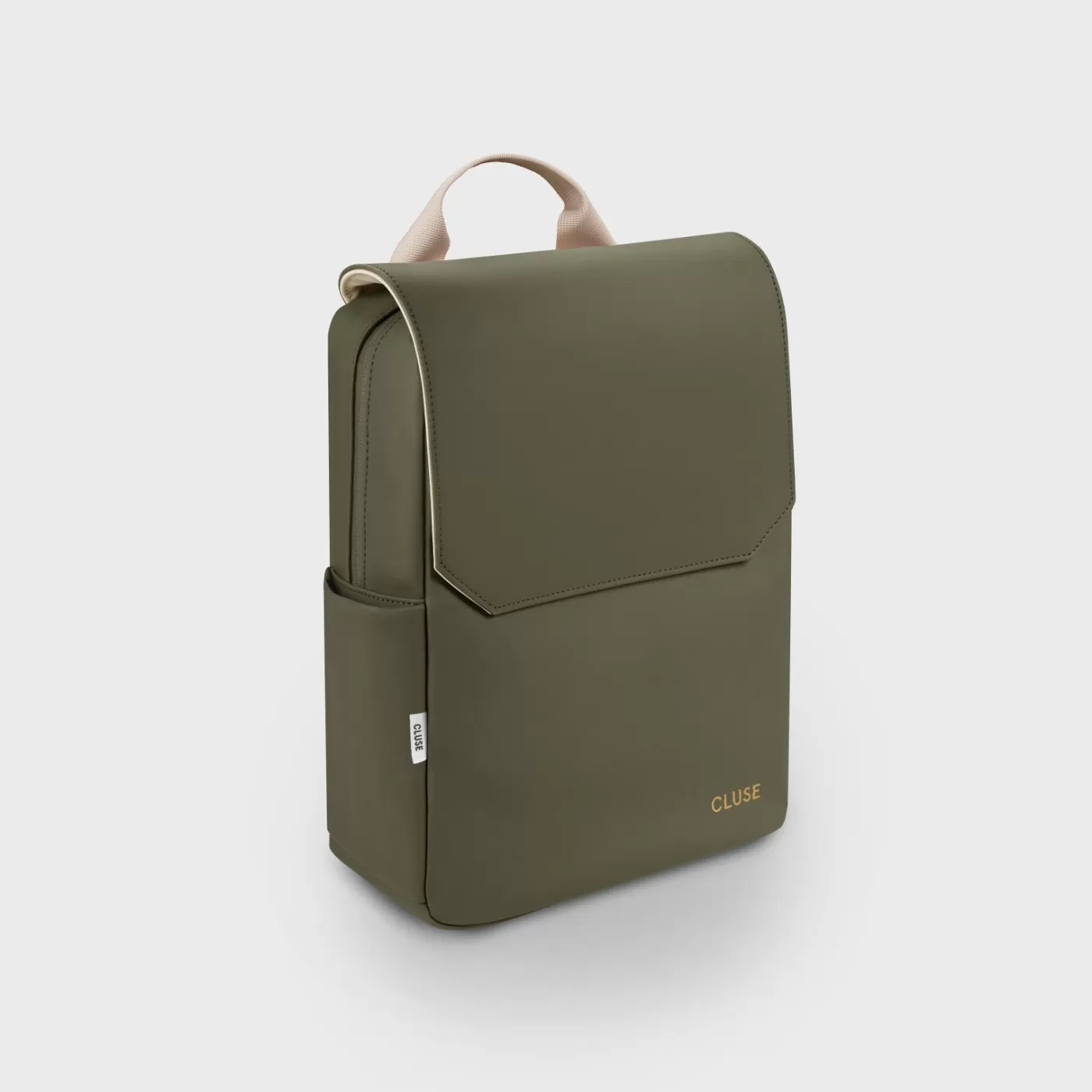 Nuitée Petite Backpack, Dark Green Beige, Gold Colour>CLUSE Best Sale