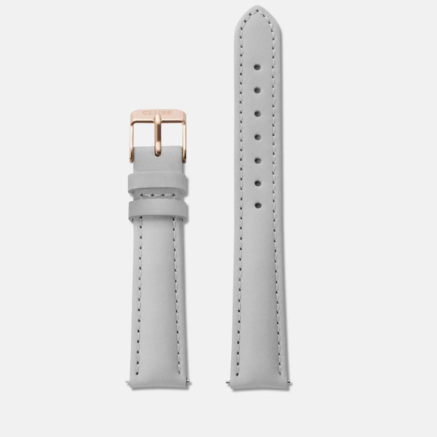 Strap 16 mm Leather Grey, Rose Gold Colour>CLUSE Best