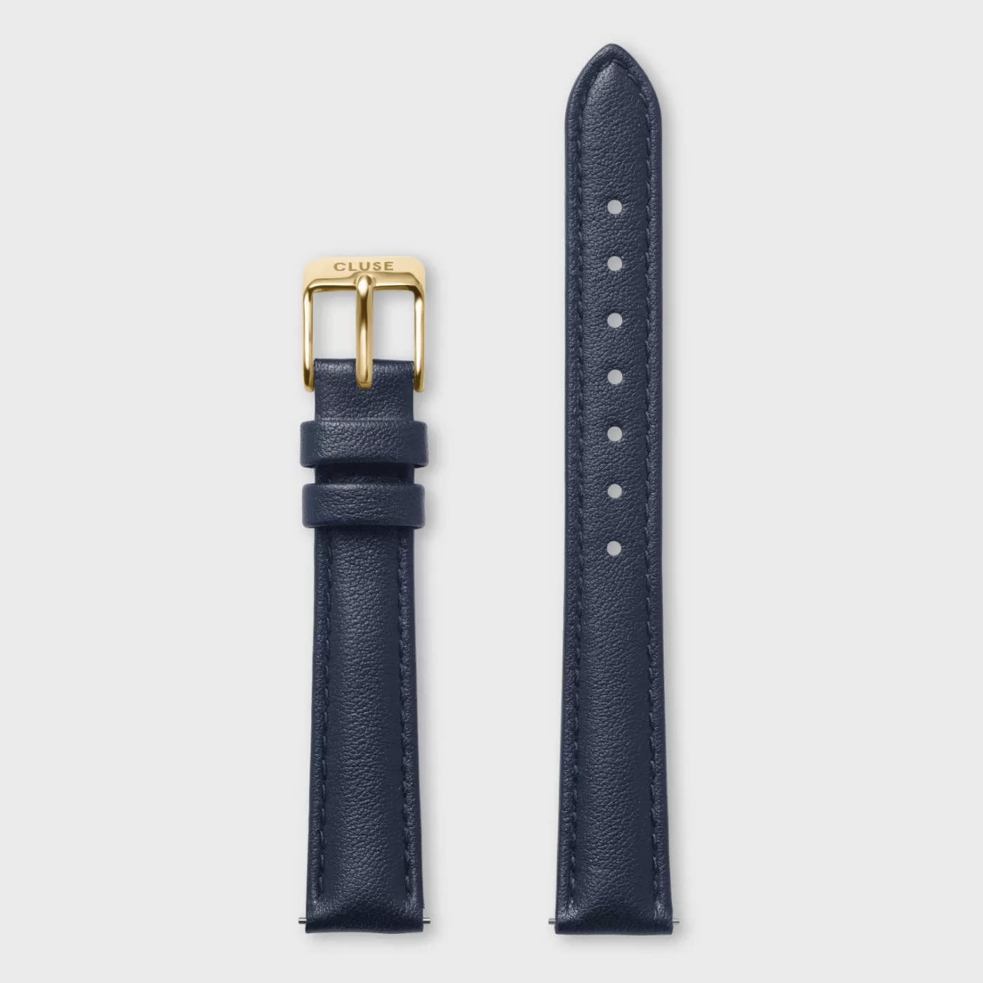 Strap 14 mm Leather Navy Blue, Gold Colour>CLUSE Fashion