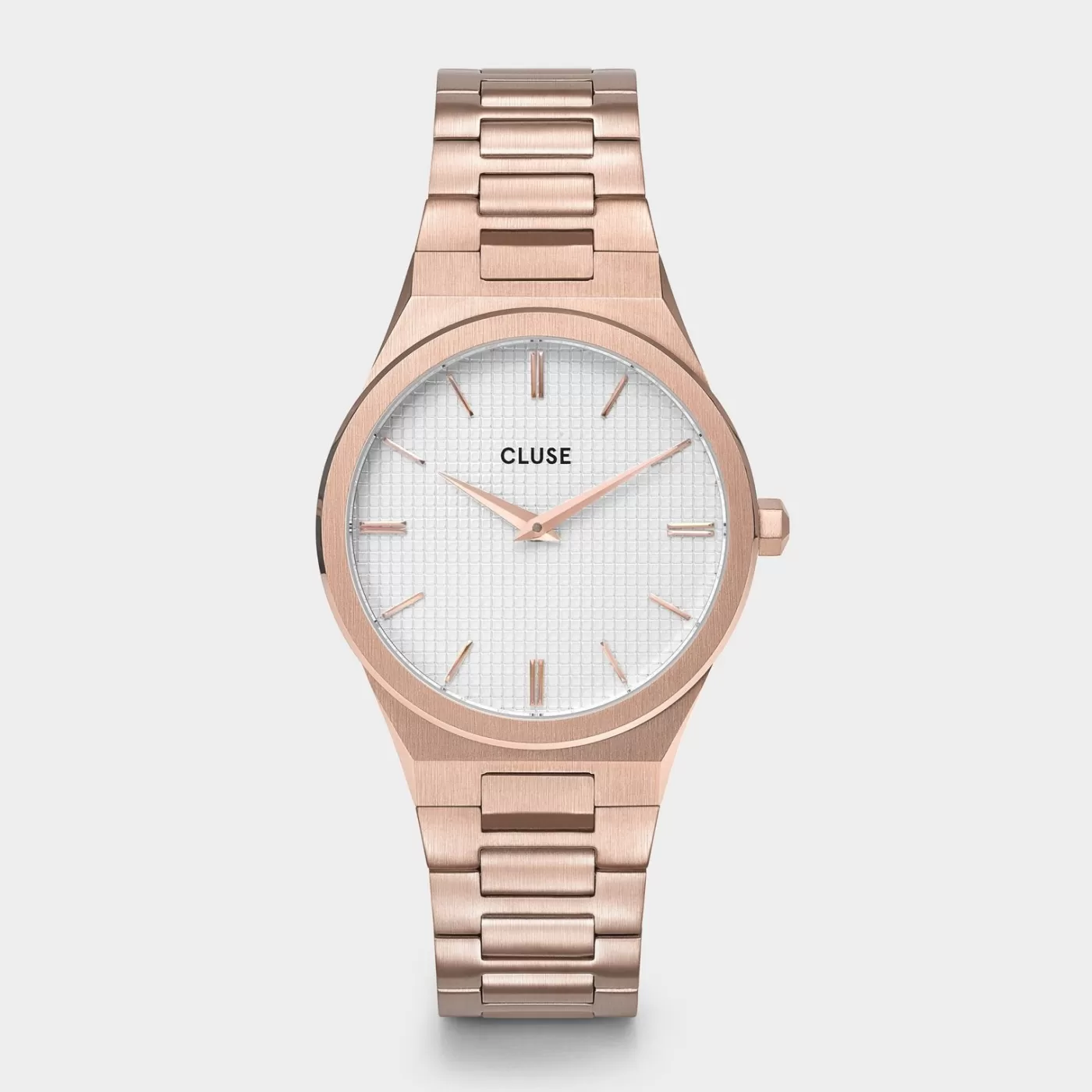 Vigoureux Steel White, Rose Gold Colour>CLUSE New